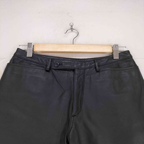 captious person lamb leather ラムレザーショーツ レディース