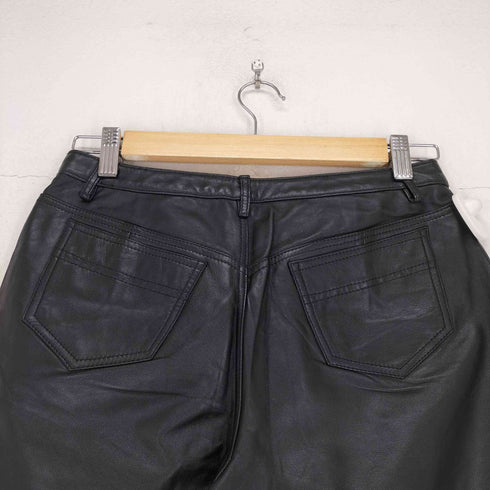 captious person lamb leather ラムレザーショーツ レディース