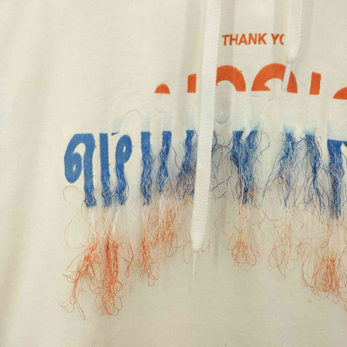 ダブレット doublet 20aw THANK YOU FRINGE EMBROIDERY HOODIE メンズ JPN:M