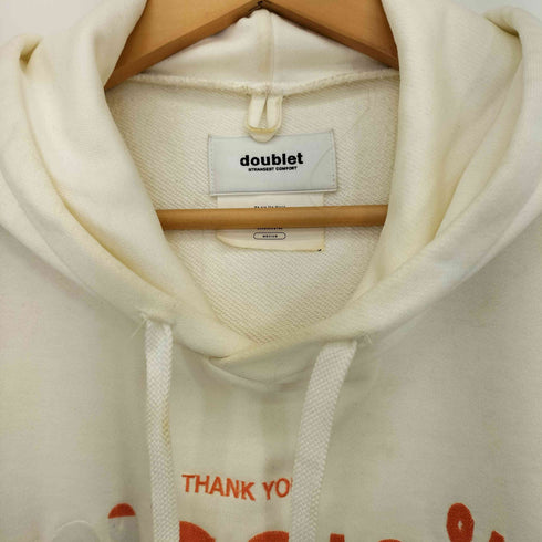 ダブレット doublet 20aw THANK YOU FRINGE EMBROIDERY HOODIE メンズ JPN:M