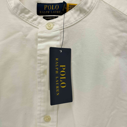 ポロラルフローレン POLO RALPH LAUREN CLASSIC FIT バンドカラー オックスフォード シャツ メンズ import:M