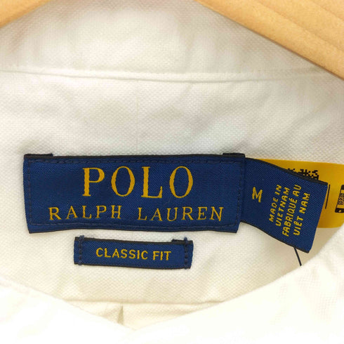 ポロラルフローレン POLO RALPH LAUREN CLASSIC FIT バンドカラー オックスフォード シャツ メンズ import:M