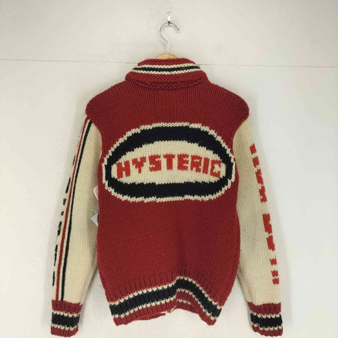 ヒステリックグラマー HYSTERIC GLAMOUR 69 RED DEVIL カウチンニット メンズ FREE