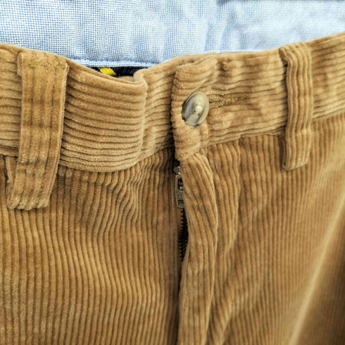 ポロラルフローレン POLO RALPH LAUREN STRETCH STRAIGHT FIT 太畝 コーデュロイ ノータック パンツ メンズ 32/32