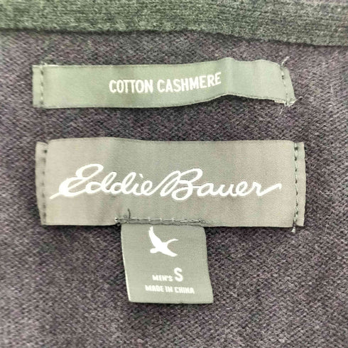 エディーバウアー Eddie Bauer コットンカシミヤ Vネックニット メンズ import:S