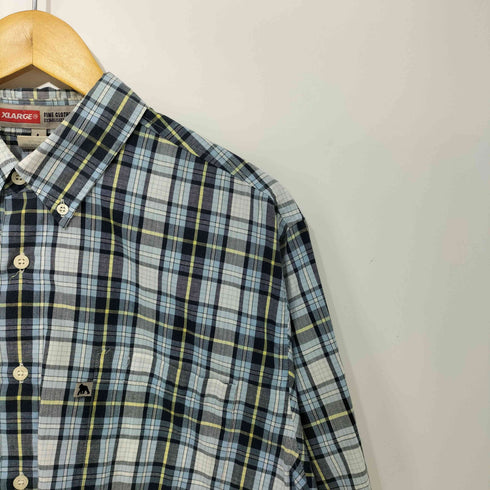 エクストララージ XLARGE チェック柄 ショートスリーブボタンダウンシャツ メンズ import:L