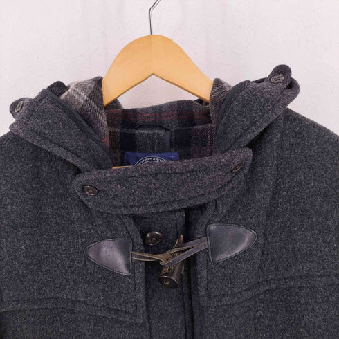 ジェイプレス J.PRESS 裏地チェック柄 ダッフルコート メンズ import:L