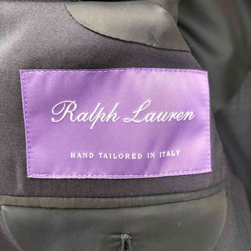 ラルフローレンパープルレーベル RALPH LAUREN PURPLE LABEL イタリア製 セットアップ 2B テーラード ジャケット メンズ ジャケット48 パンツ46
