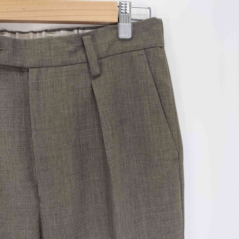 リドム LIDnM 1タック センタープレス タイト スラックスパンツ メンズ JPN:L