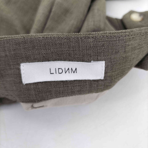 リドム LIDnM 1タック センタープレス タイト スラックスパンツ メンズ JPN:L