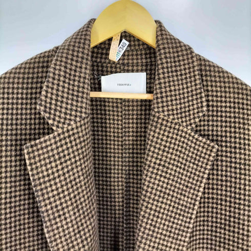 トゥデイフル TODAYFUL Over Check Coat オーバーチェックコート レディース JPN:36