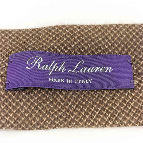 ラルフローレンパープルレーベル RALPH LAUREN PURPLE LABEL イタリア製 カシミヤ シルク ネクタイ メンズ
