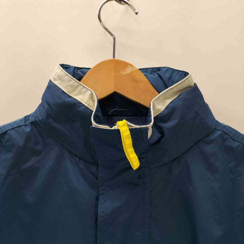 オールドネイビー OLD NAVY 90-00S スイッチング カラー パッカブル フード ナイロン ハーフジップ アノラック マウンテン パーカー シェル ジャケット 裾ドローコード メンズ import:M