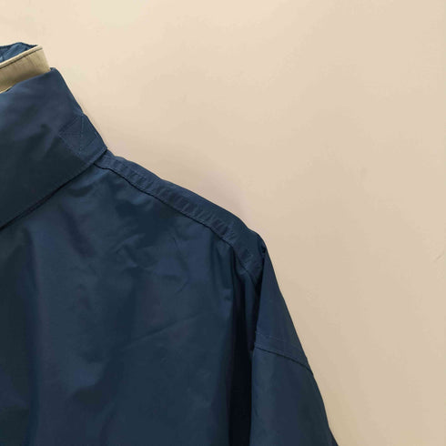 オールドネイビー OLD NAVY 90-00S スイッチング カラー パッカブル フード ナイロン ハーフジップ アノラック マウンテン パーカー シェル ジャケット 裾ドローコード メンズ import:M