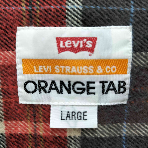 リーバイス Levis 00s ORANGE TAB フラップポケット チェック ネルシャツ メンズ JPN:L