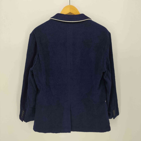 ラルフローレンパープルレーベル RALPH LAUREN PURPLE LABEL イタリア製 ハンドテーラード エンブロイダリー テリー ブレザー メンズ 42R