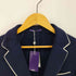 ラルフローレンパープルレーベル RALPH LAUREN PURPLE LABEL イタリア製 ハンドテーラード エンブロイダリー テリー ブレザー メンズ 42R