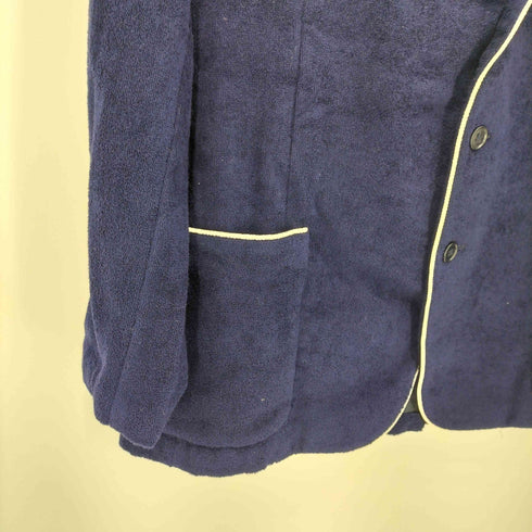 ラルフローレンパープルレーベル RALPH LAUREN PURPLE LABEL イタリア製 ハンドテーラード エンブロイダリー テリー ブレザー メンズ 42R