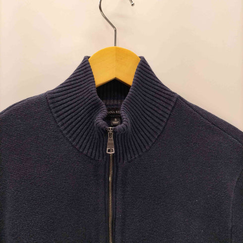 バナナリパブリック BANANA REPUBLIC MILANO TRAC ドライバーズ ニット ミラノ トラック ジャケット ブルゾン ダブルジップ メンズ import:S