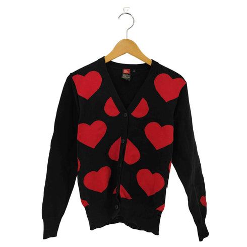 ダブルスタンダードクロージング DOUBLE STANDARD CLOTHING ハート柄 ニットカーディガン レディース 36