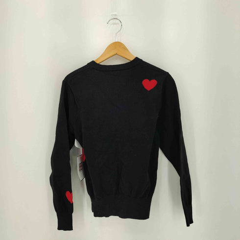 ダブルスタンダードクロージング DOUBLE STANDARD CLOTHING ハート柄 ニットカーディガン レディース 36
