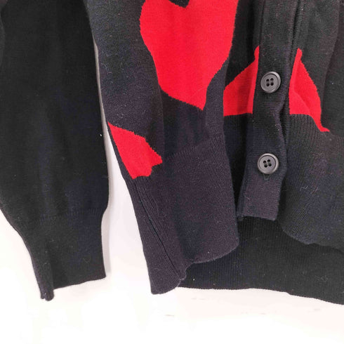 ダブルスタンダードクロージング DOUBLE STANDARD CLOTHING ハート柄 ニットカーディガン レディース 36