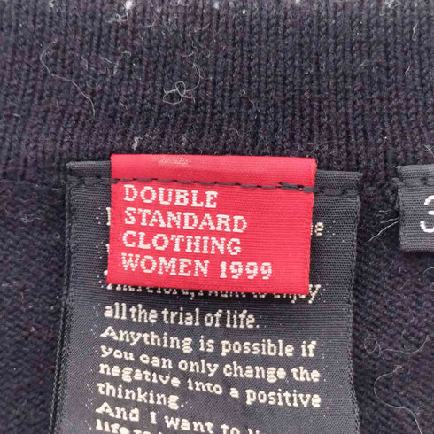 ダブルスタンダードクロージング DOUBLE STANDARD CLOTHING ハート柄 ニットカーディガン レディース 36
