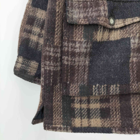 RAW RAGS チェック ウールジップアップジャケット メンズ JPN:L