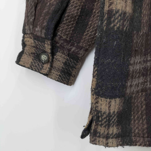 RAW RAGS チェック ウールジップアップジャケット メンズ JPN:L
