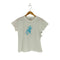 アニエスベー agnes b. レザール クルーネック トカゲロゴプリント 半袖 Tシャツ レディース 2