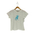 アニエスベー agnes b. レザール クルーネック トカゲロゴプリント 半袖 Tシャツ レディース 2
