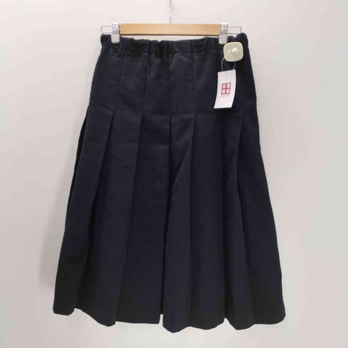 トリココムデギャルソン tricot COMME des GARCONS AD2010 コットン ウール プリーツスカート レディース