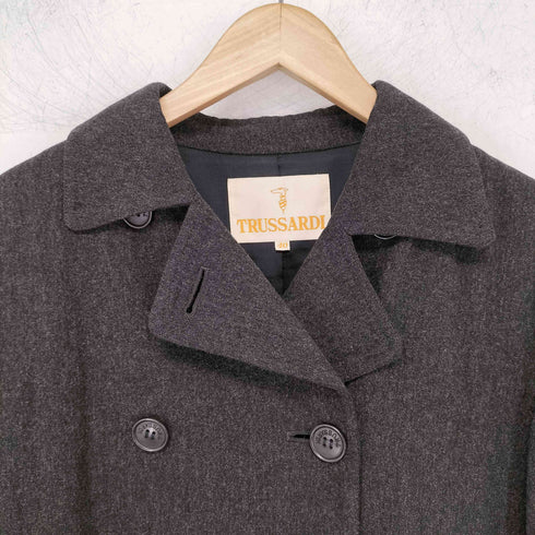 トラサルディ TRUSSARDI ウール混 ジップポケット コート レディース EUR:40