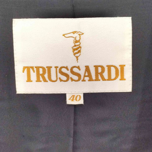 トラサルディ TRUSSARDI ウール混 ジップポケット コート レディース EUR:40