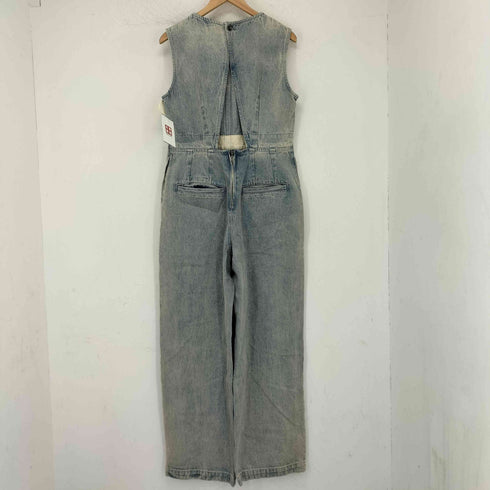 クラネ CLANE BACK OPEN DENIM ALL IN ONE レディース 2