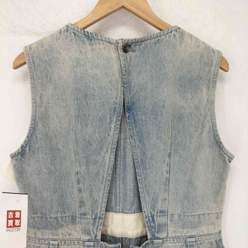 クラネ CLANE BACK OPEN DENIM ALL IN ONE レディース 2