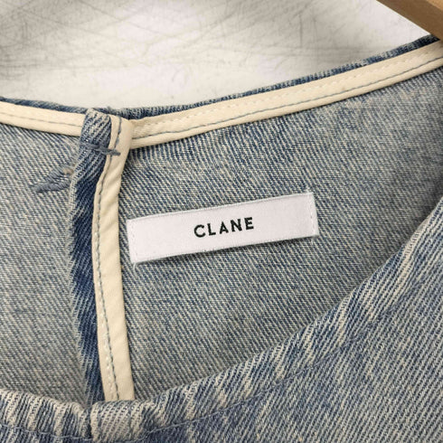 クラネ CLANE BACK OPEN DENIM ALL IN ONE レディース 2
