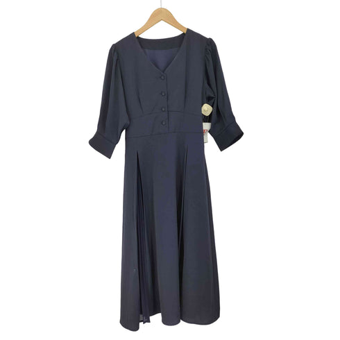 dress+ ワンピース 袖付き 披露宴 結婚式 オフィス パーティードレス レディース JPN:M