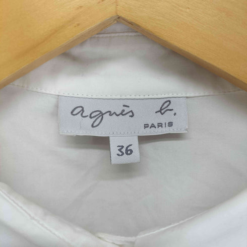 アニエスベー agnes b. 長袖 コットンシャツ レディース 36