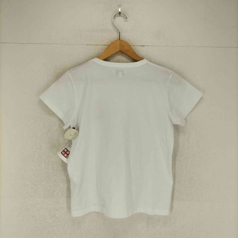 アニエスベー agnes b. クルーネック 刺繍 半袖 Tシャツ レディース 2