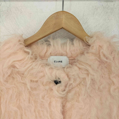 クラネ CLANE SHAGGY SHORT KNIT CARDIGAN レディース JPN:1