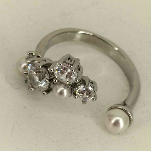 スワロフスキー SWAROVSKI CONSTELLA オープンリング レディース 9号