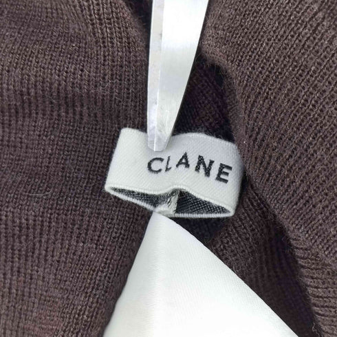 クラネ CLANE VELOR COLLAR KNIT TOPS レディース JPN:1