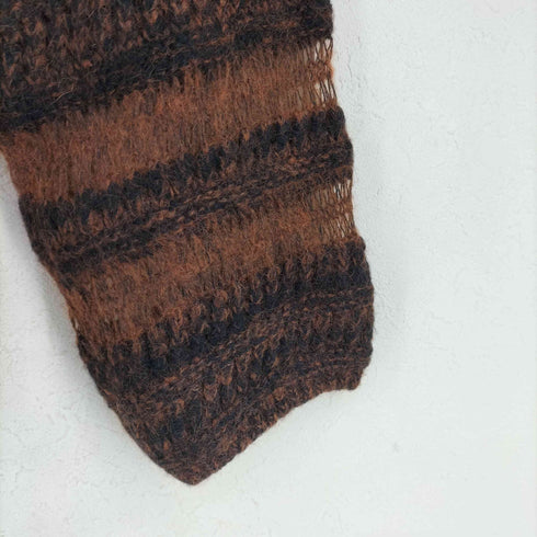 クラネ CLANE SHEER BORDER MOHAIR KNIT レディース JPN:1