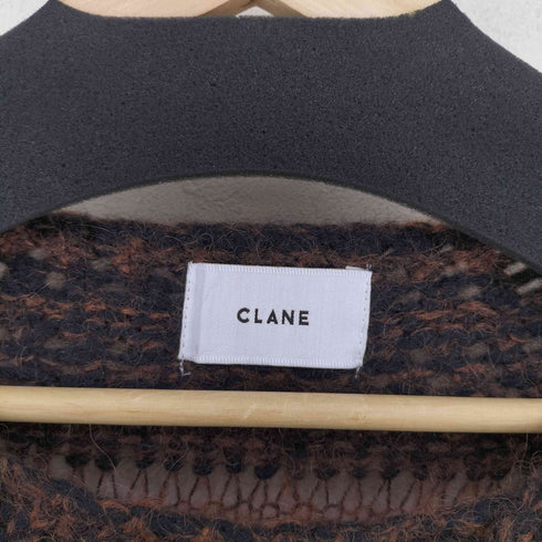 クラネ CLANE SHEER BORDER MOHAIR KNIT レディース JPN:1