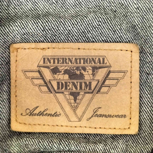 INTERNATIONALDENIM カナダ製 バック刺繍 デニムジャケット メンズ import:S