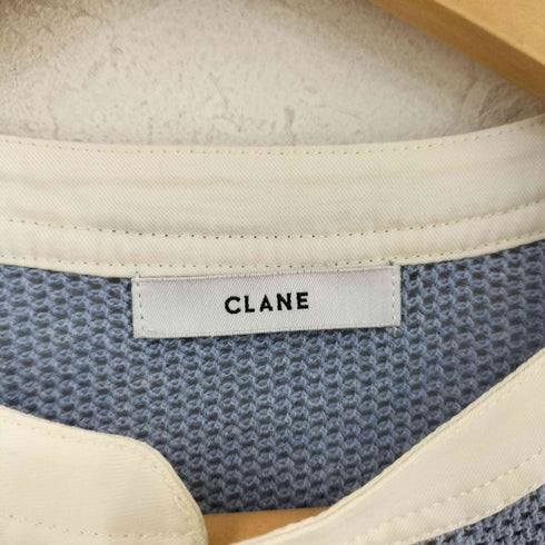 クラネ CLANE MESH HENLEY NECK TOPS レディース JPN:2