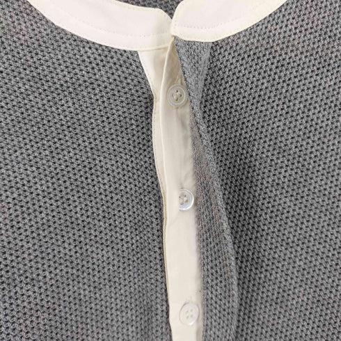 クラネ CLANE MESH HENLEY NECK TOPS レディース JPN:2