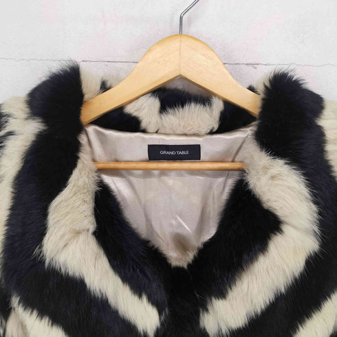 GRAND TABLE rabbit fur ラビットファージャケット レディース 9