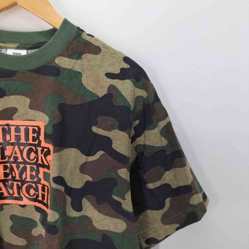 ザブラックアイパッチ THE BLACK EYE PATCH OG LABEL SAFETY CAMO TEE メンズ JPN:L